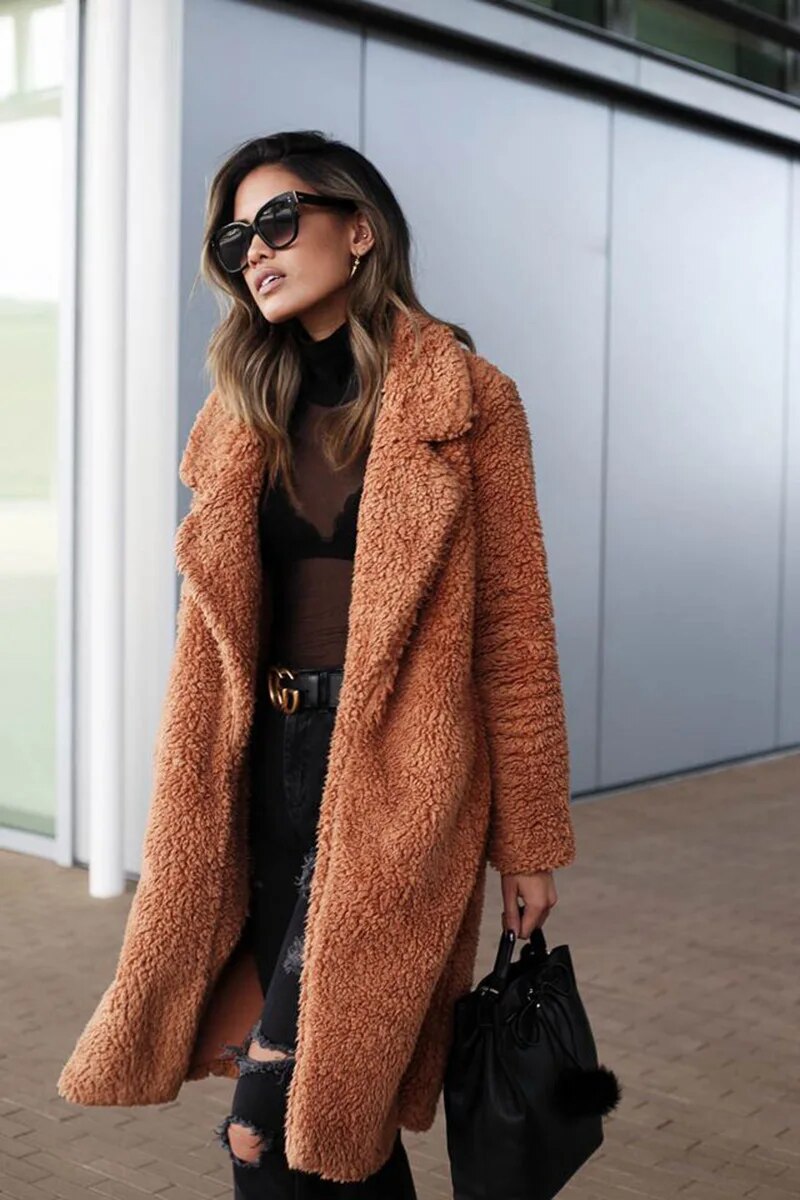 Dames lange fleecejas | Winter 2