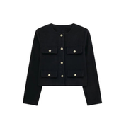 Dames lange mouwen jas vintage | Button down 4