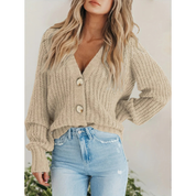 Dames vest met knoopsluiting | Lange mouwen 1