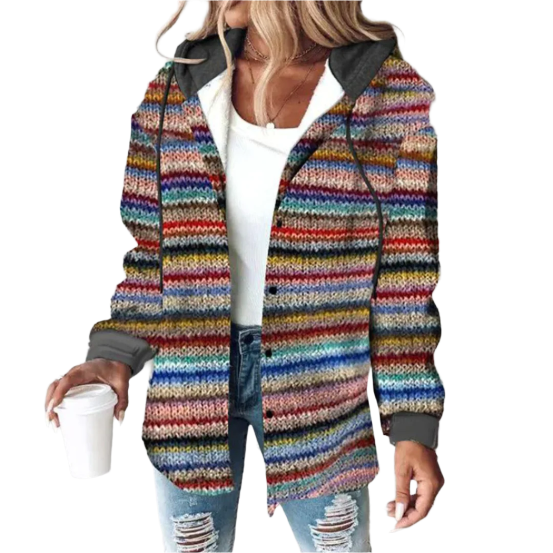 Dames vest met knoopsluiting | Veelkleurig 1