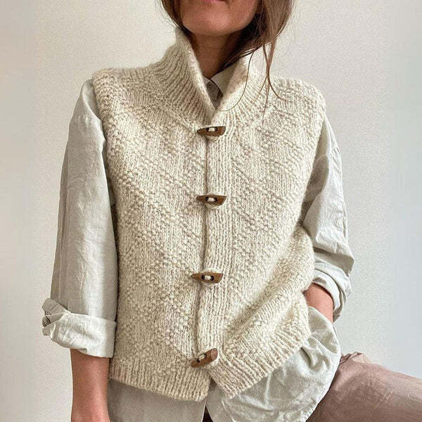 Dames vest met opstaande kraag | Winter 0