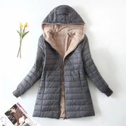 Dames winter fleecejack | Met capuchon 2