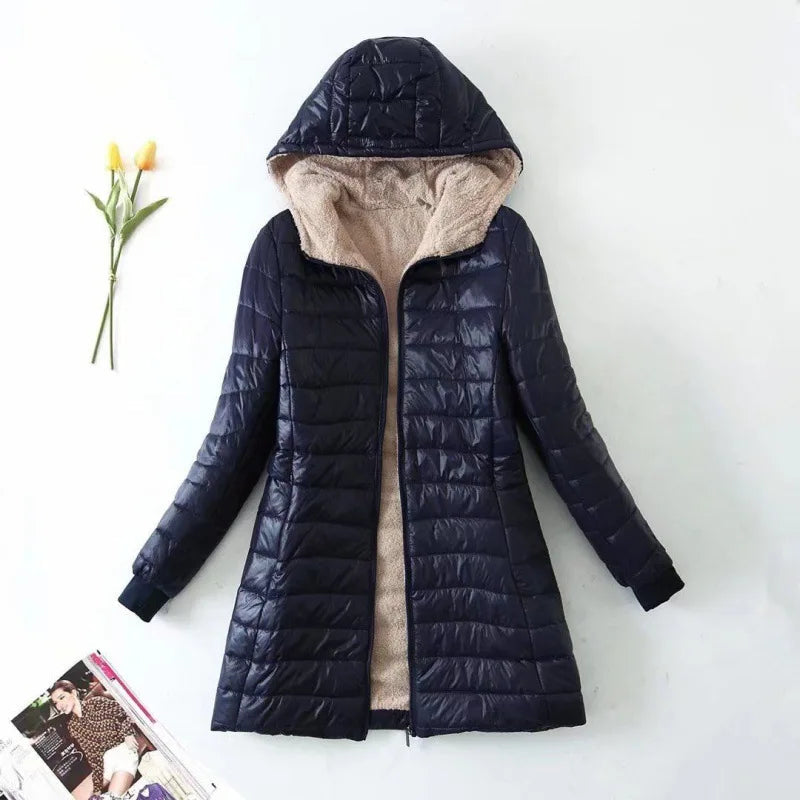 Dames winter fleecejack | Met capuchon 3