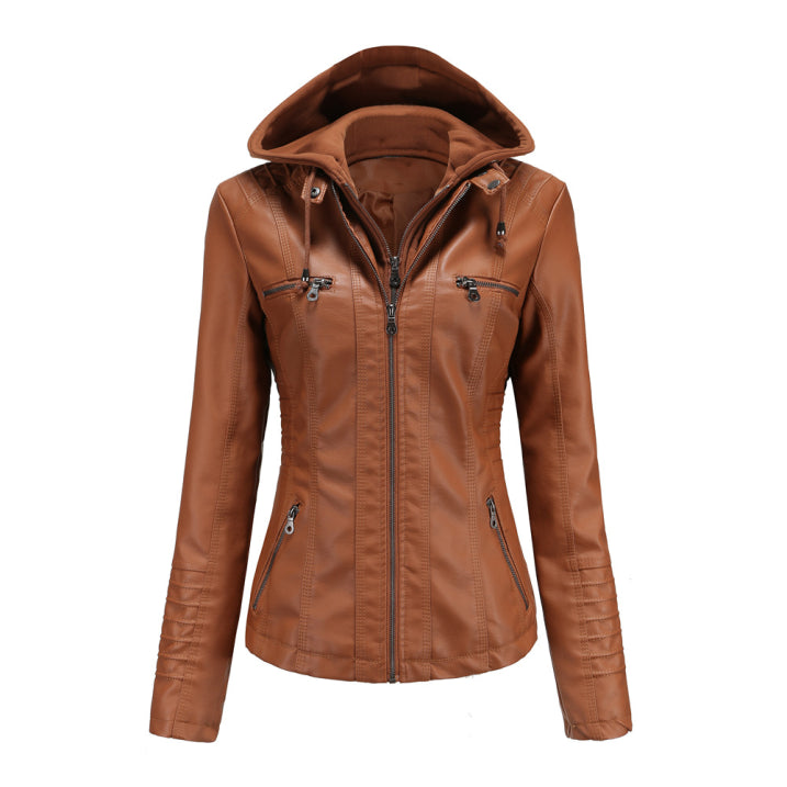 Dames winterjas met capuchon | rits 0