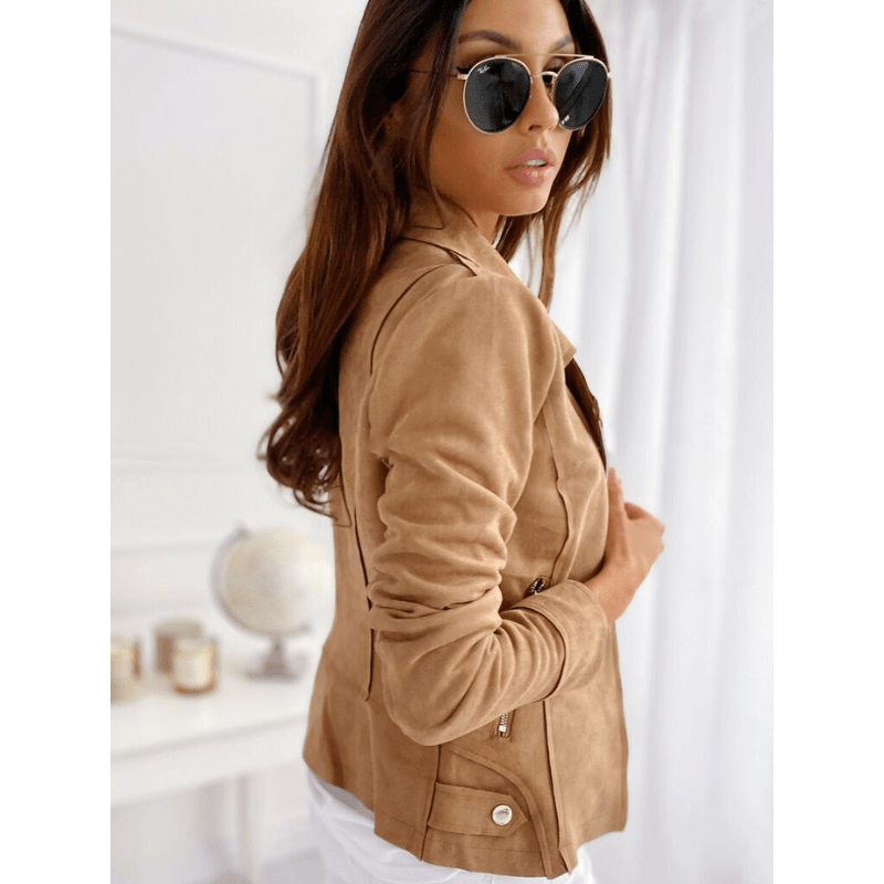 Damesjas met lange mouwen en rits | Chic 3
