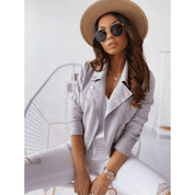 Damesjas met lange mouwen en rits | Chic 6