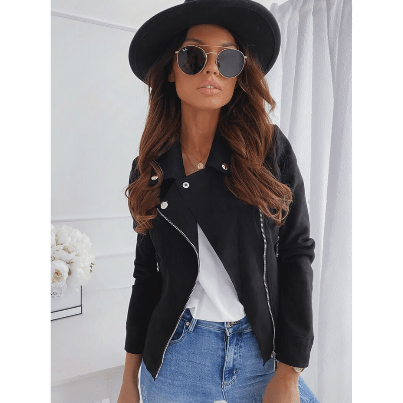 Damesjas met lange mouwen en rits | Chic 8