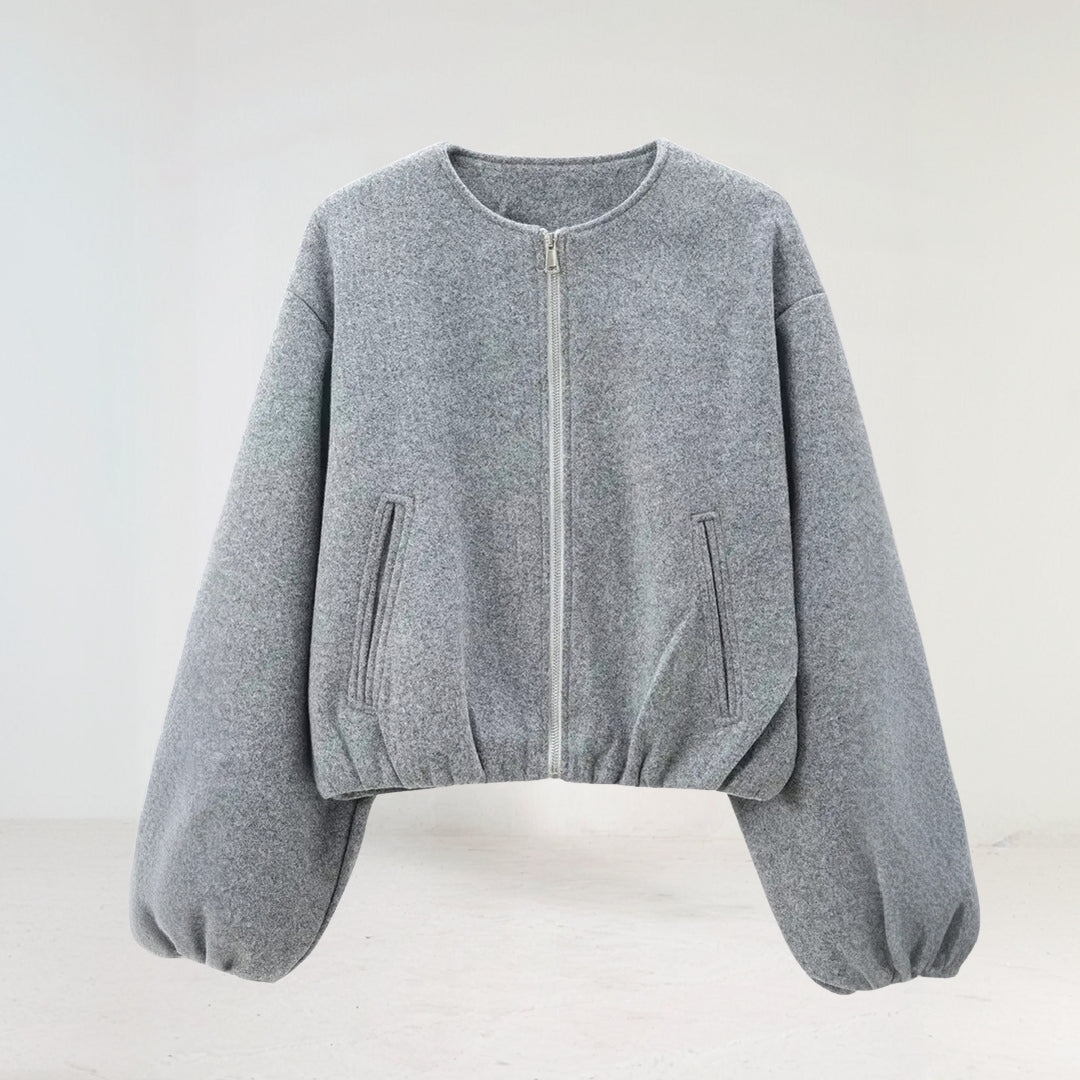 Damesovergangsjas met lange mouwen | Cropped fit 0