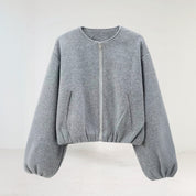 Damesovergangsjas met lange mouwen | Cropped fit 0
