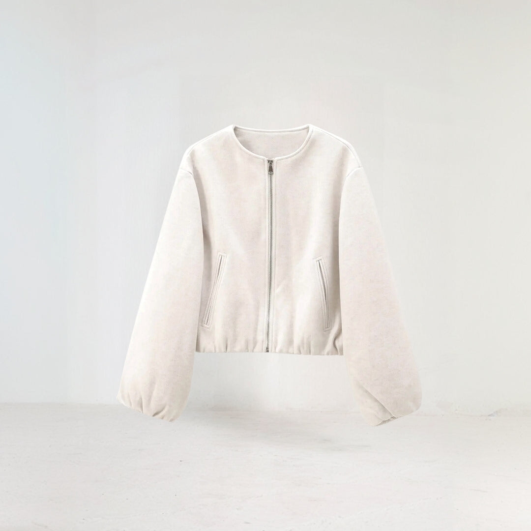 Damesovergangsjas met lange mouwen | Cropped fit 3