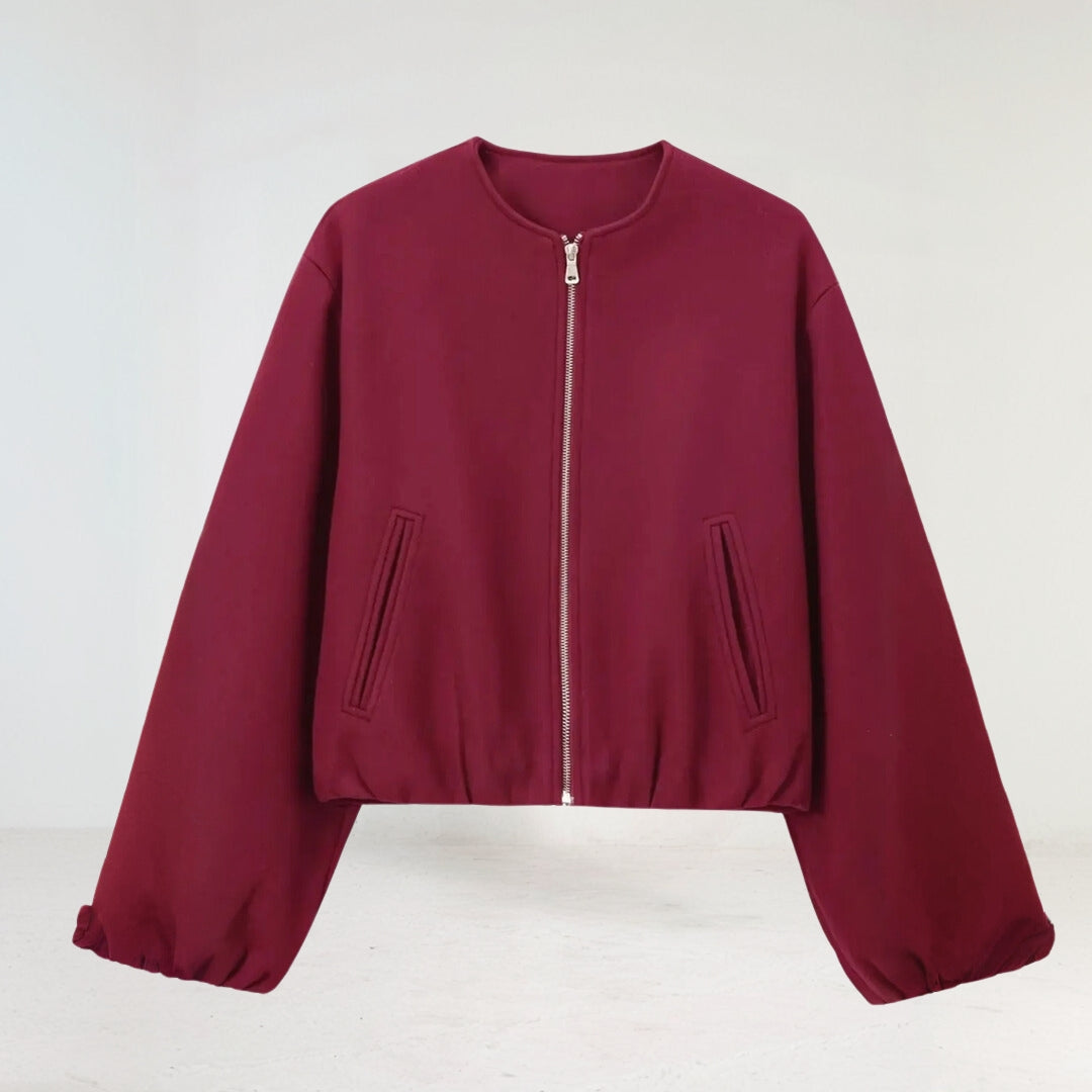 Damesovergangsjas met lange mouwen | Cropped fit 4