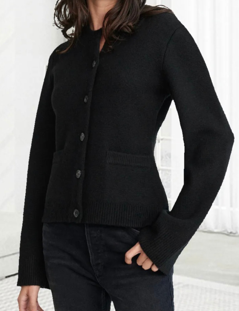 Damesvest met uitlopende mouwen | Casual 6