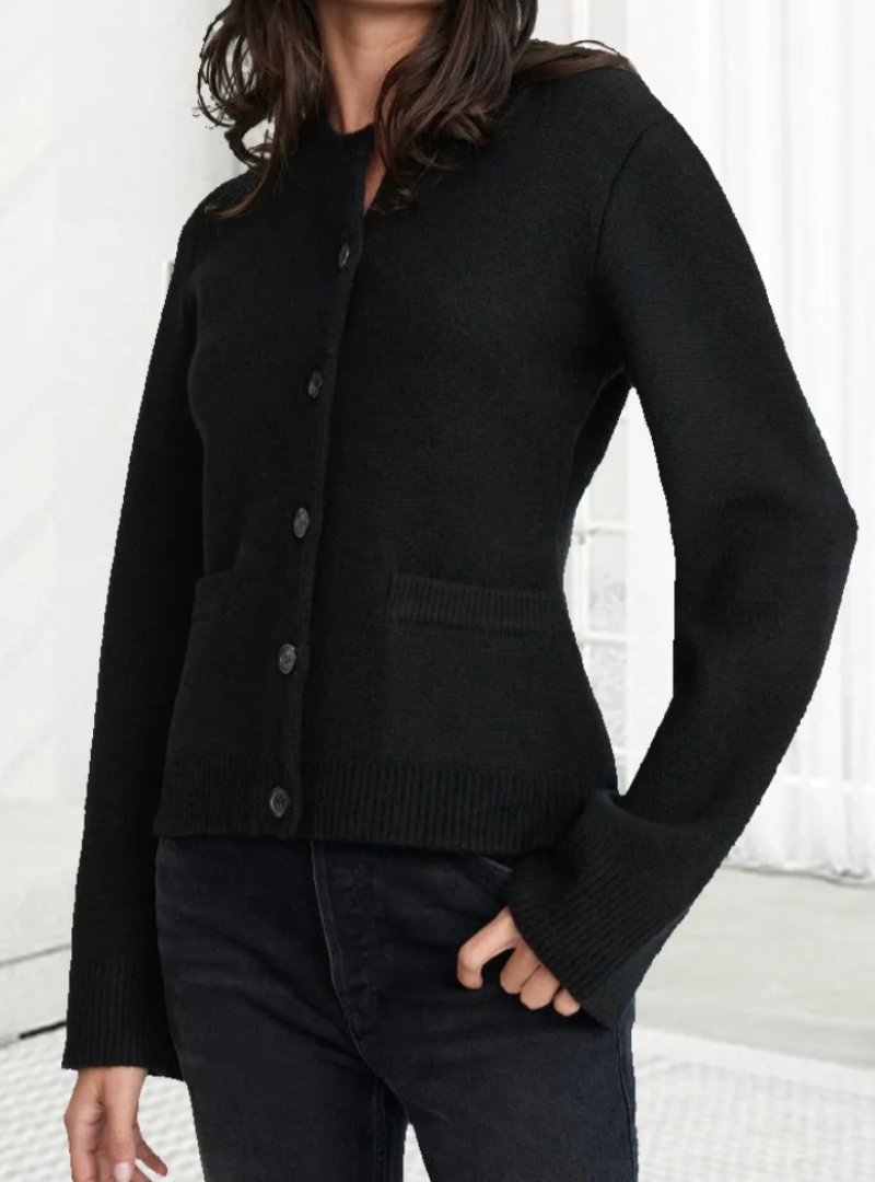 Damesvest met uitlopende mouwen | Casual 6