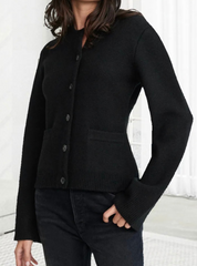 Damesvest met uitlopende mouwen | Casual 6