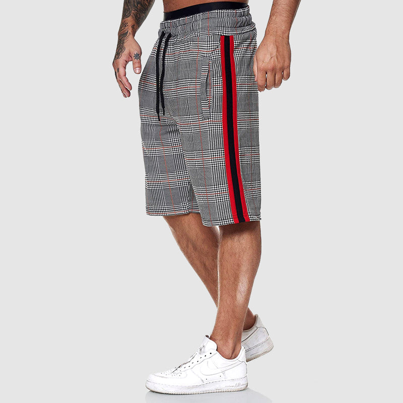 Korte broek voor heren met elastische tailleband