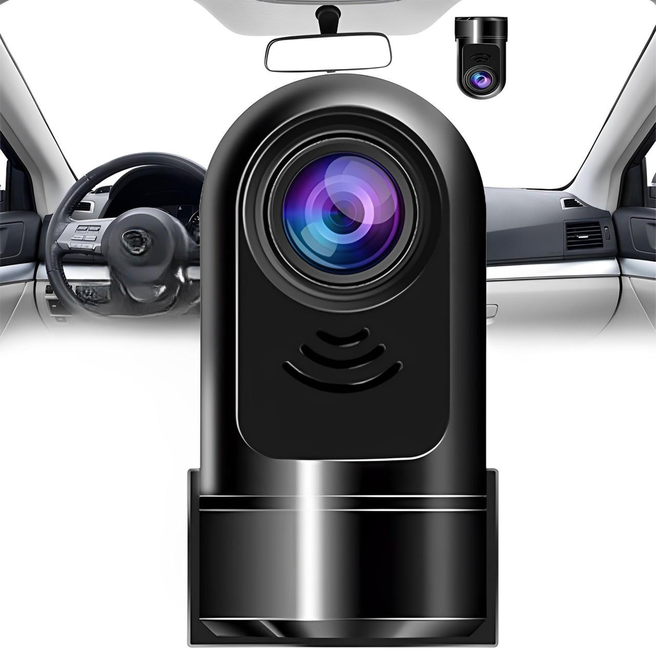 Dashcam auto met bewakingscamera 0