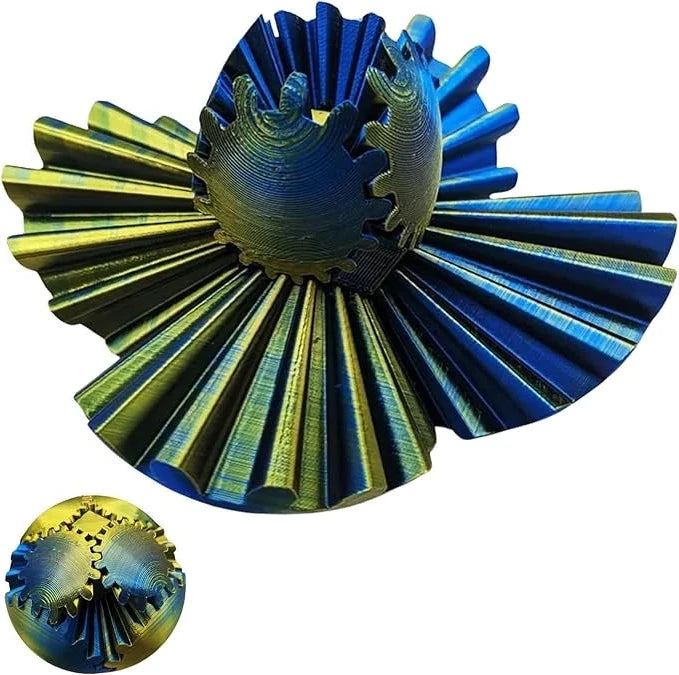 De Steampunk wervelende wonderfidget (Gear Ball) 3