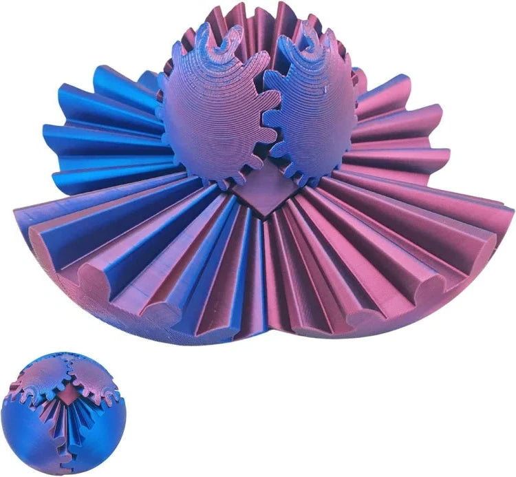 De Steampunk wervelende wonderfidget (Gear Ball) 6