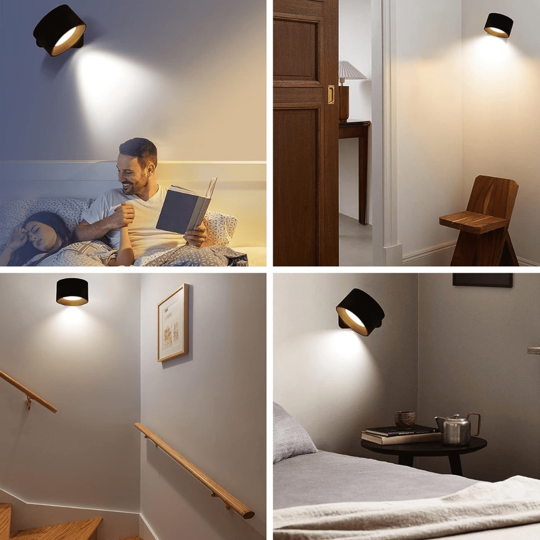 FlexiLamp | Draadloze Oplaadbare 360° Wandlamp