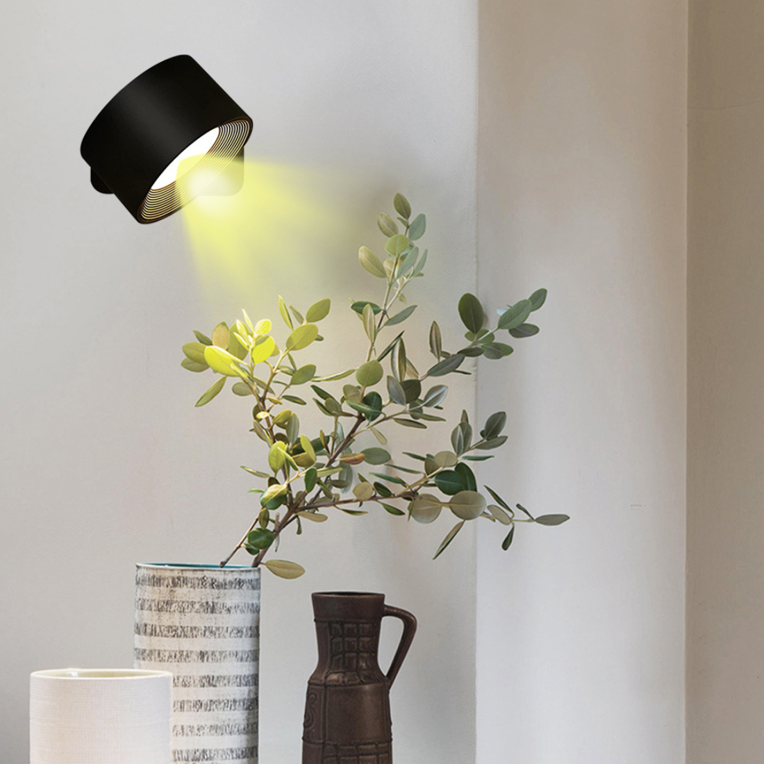 FlexiLamp | Draadloze Oplaadbare 360° Wandlamp