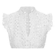 Dirndl-blouse met kant en klederdrachtstijl 0