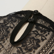 Dirndl-blouse van kant met opstaande kraag en 3/4-mouwen voor traditionele kostuums 2