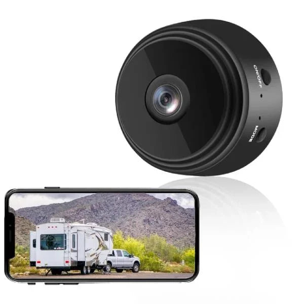 Draadloze achteruitrijcamera Full HD voor camper, vrachtwagen en trailer 0