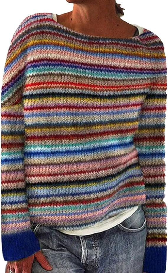 Elaine | Warme gebreide herfsttrui voor dames | Comfortabel 0