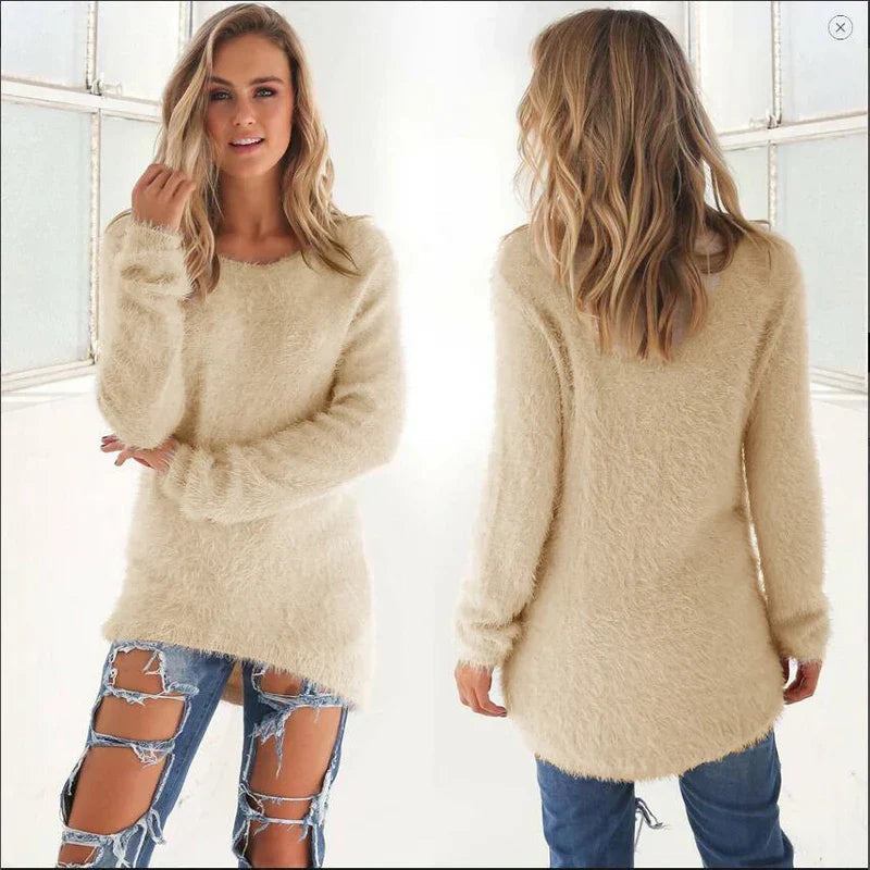 Ellianalyn | Lange, comfortabele wintertrui voor dames | Warm 0
