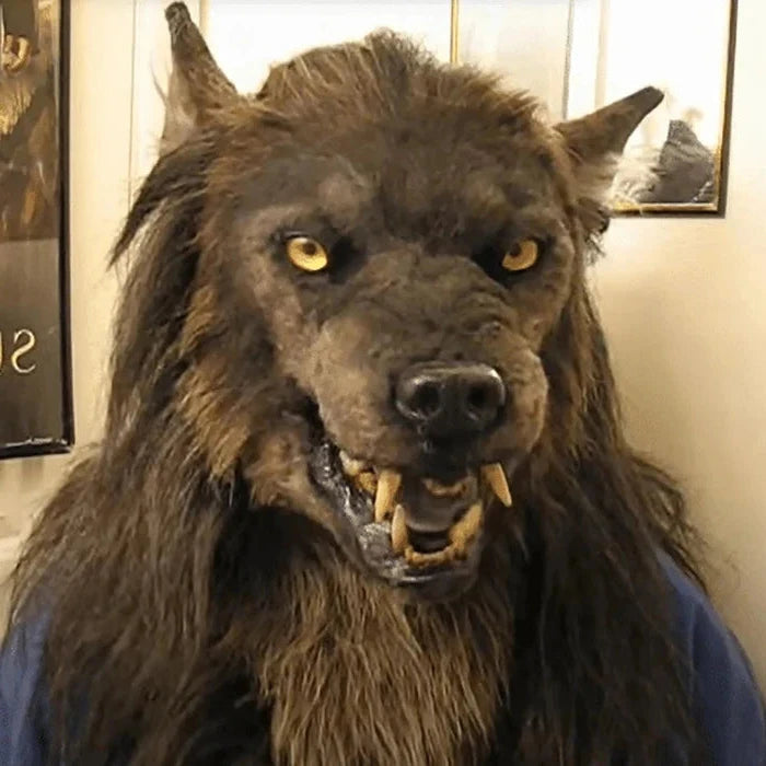Enge Wolf Masker - Kostuummasker voor Halloween Maskeradefeest 2