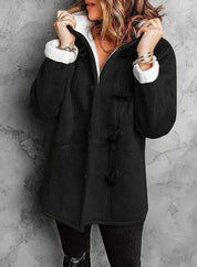 Fleecejack voor dames met capuchon | Winter 0