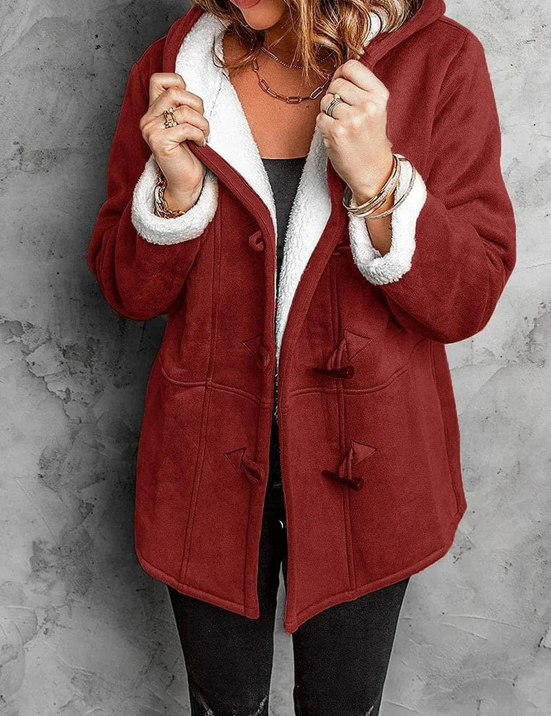 Fleecejack voor dames met capuchon | Winter 2
