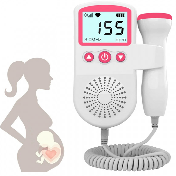 Foetale Doppler Hartslagmeter Thuis Zwangerschap Baby Foetale Hartslag Geluidsdetector 0
