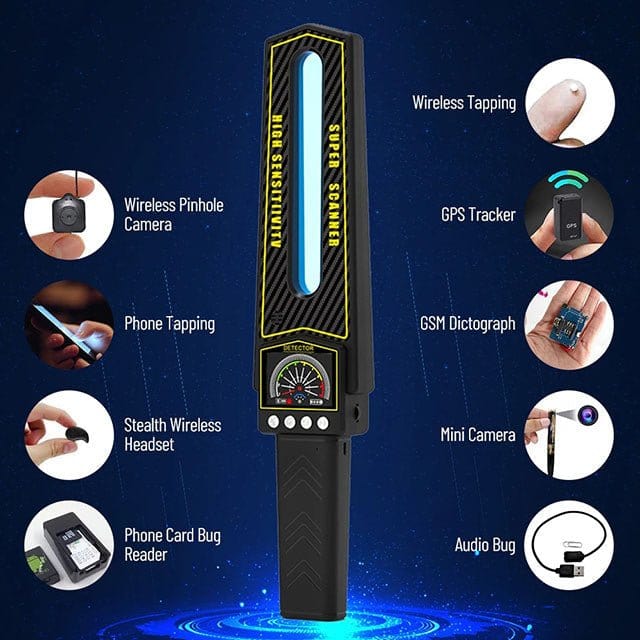 GPS Tracker Detector #2025 – Geavanceerde Bug Sweeper voor verborgen camera's en trackers 3