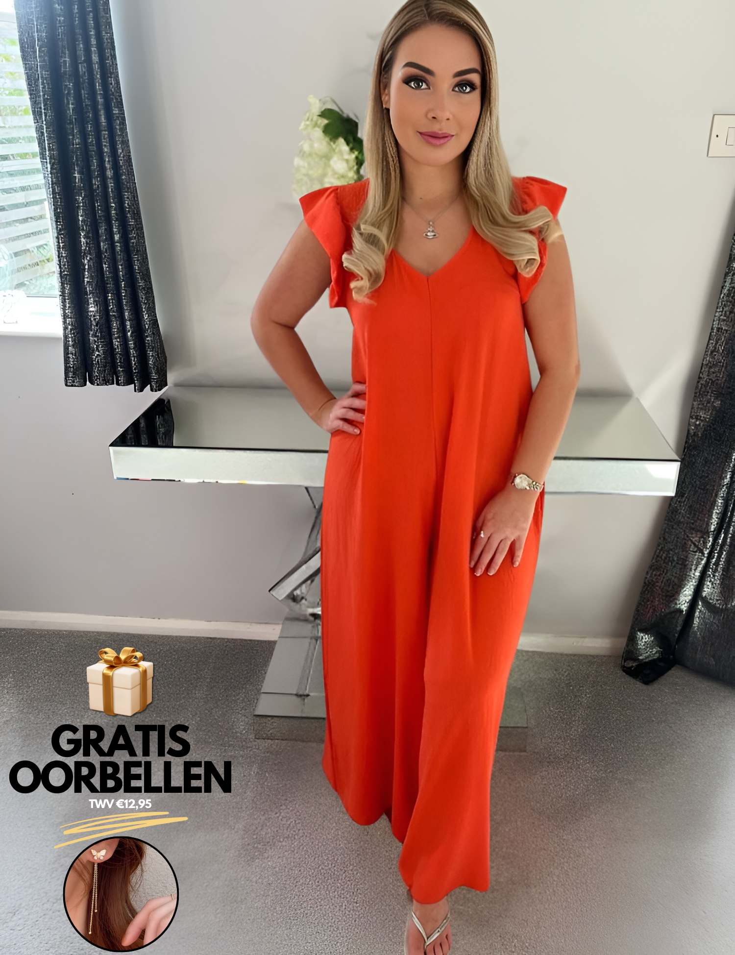 Maya | Jumpsuit Wijde Pijpen