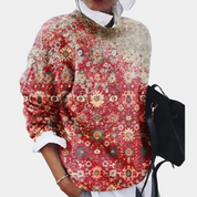 Gebreide trui met ronde hals voor dames | Casual 3