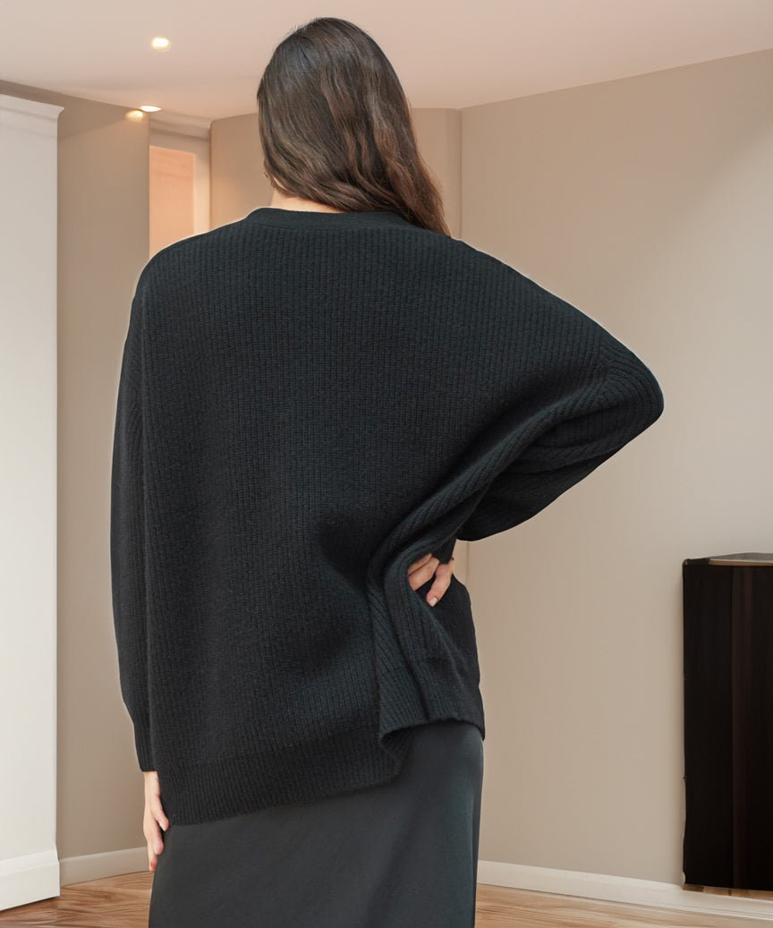 Geribbeld damesvest met knoopjes | Plus Size 7