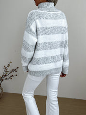 Gestreepte coltrui voor dames | Comfortabel 1