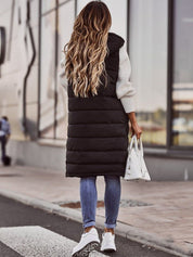 Gewatteerd damesvest | Lang 3