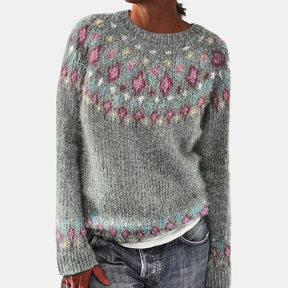 Gezellige gebreide trui voor dames | Warm 1