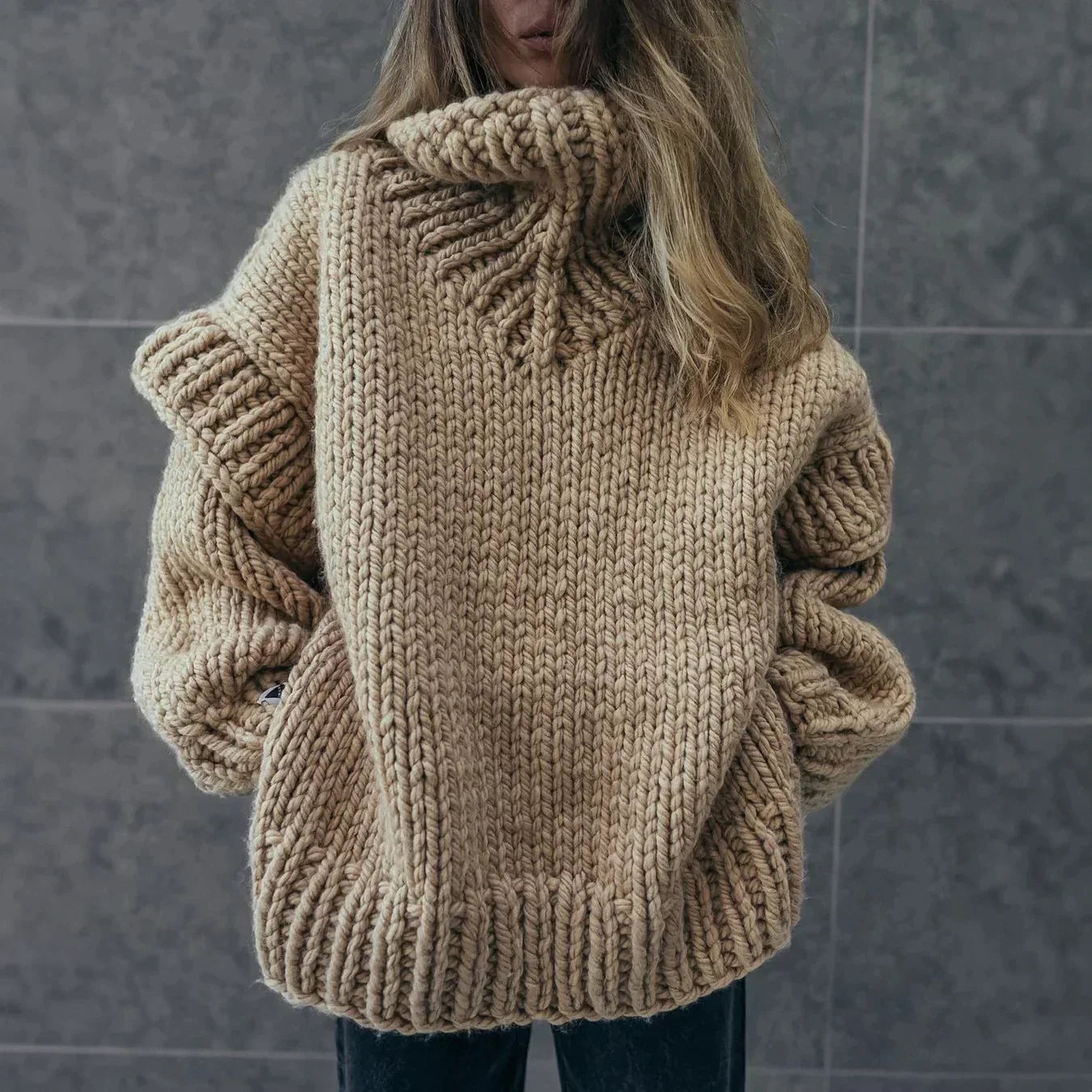 Gezellige oversized coltrui voor dames | Winter 1