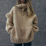 Gezellige oversized coltrui voor dames | Winter 1