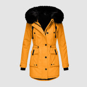 Eira | Warme Winterjas met Stijlvolle Capuchon en Zakken