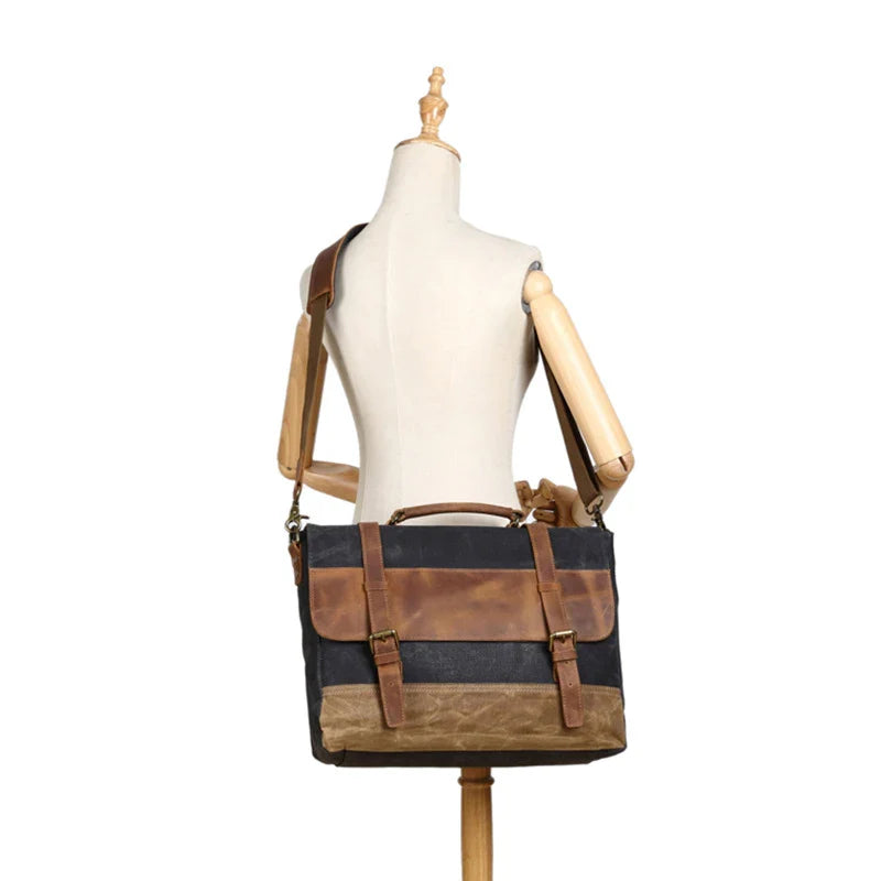 Jack | Vintage Waterbestendige Canvas Crossbody Messenger Reis Tas