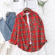Steffy | Casual Geruite Blouse Dames