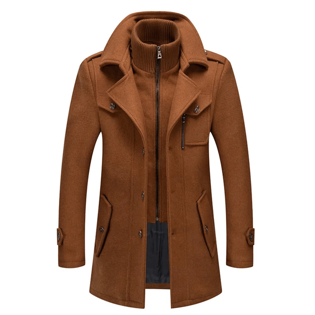 Abel | Warm en Elegant Tweedelige Winterjas voor Heren