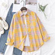 Steffy | Casual Geruite Blouse Dames