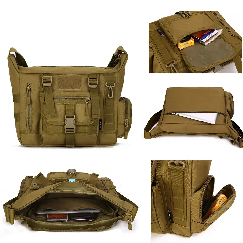 Ethan | Heren Tactische Crossbody Messenger Reis Tas