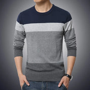 Dennis | Gestreepte Casual Heren Trui
