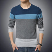 Dennis | Gestreepte Casual Heren Trui